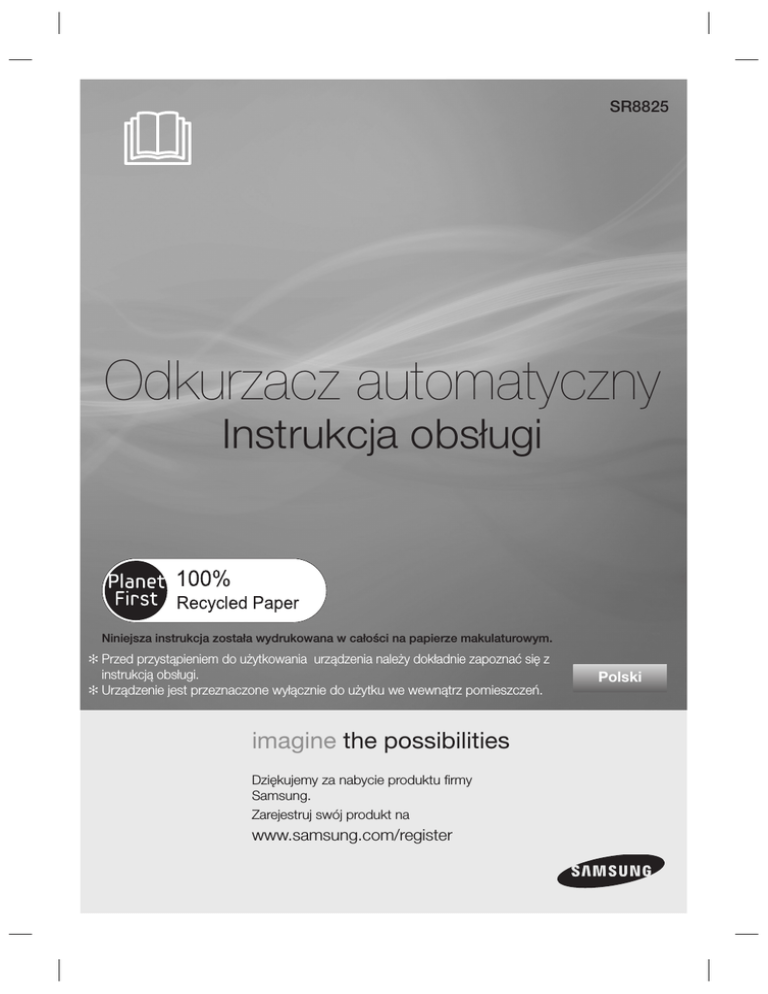 Samsung SR8825 Owner's manual Samsung SR8825 Owner's manual
