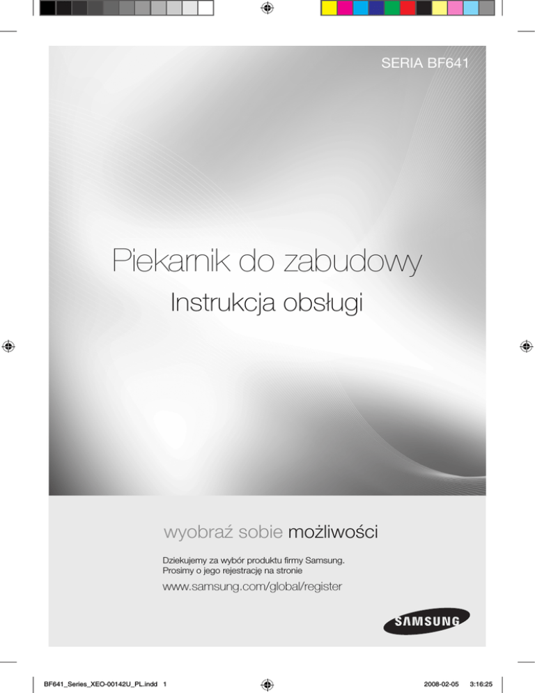Samsung BF641FST User manual Samsung BF641FST User manual
