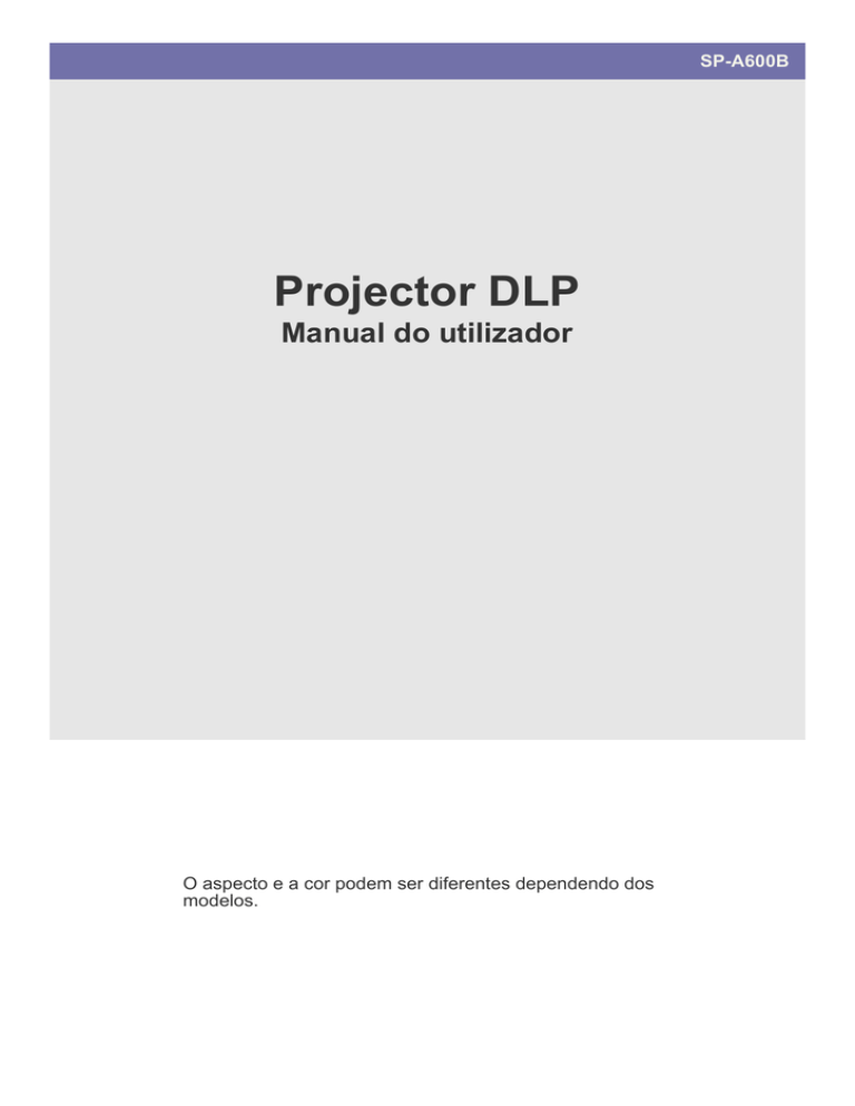 Samsung SP-A600B, SP-A600 User manual Samsung SP-A600B, SP-A600 User manual
