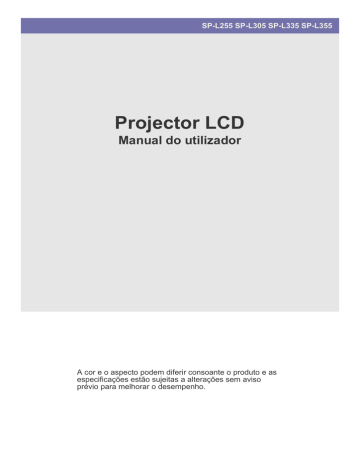 Samsung SP-L305 User's manual Samsung SP-L305 User's manual