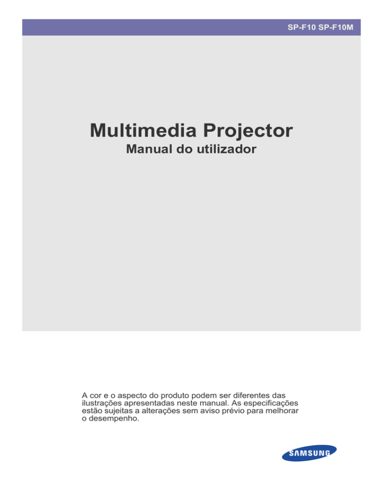 Samsung SP-F10 User's manual Samsung SP-F10 User's manual
