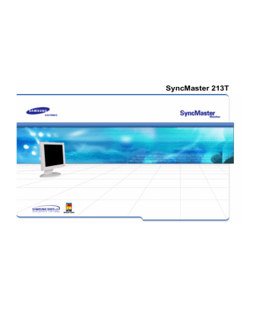 Samsung 213T User manual | Manualzz Samsung 213T User manual | Manualzz
