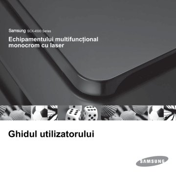 Samsung SCX-4500 Manual de utilizare | Manualzz Samsung SCX-4500 Manual de utilizare | Manualzz