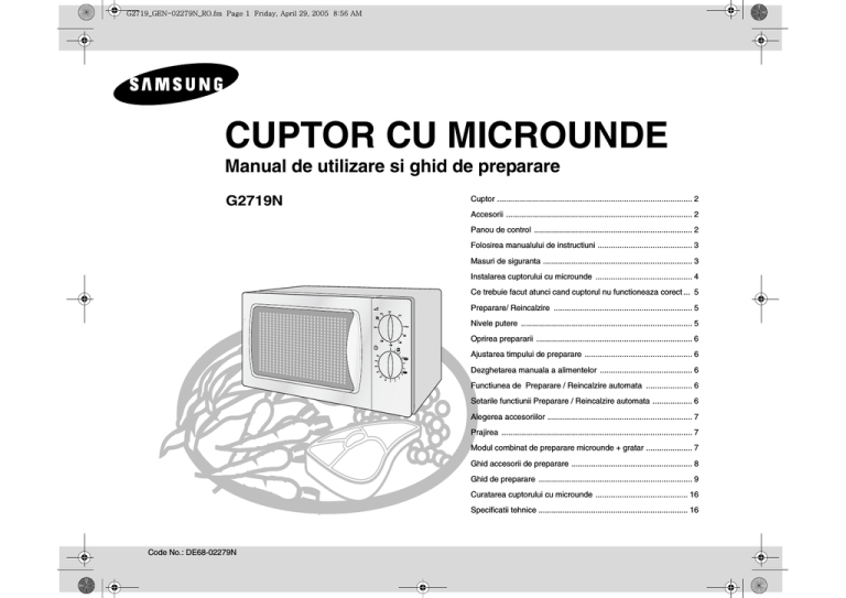 Samsung G2719N User manual Samsung G2719N User manual