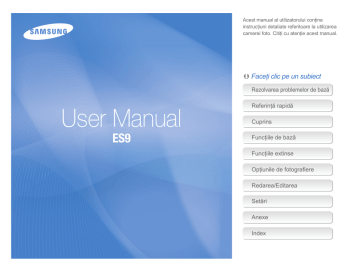 Samsung ES9 Manual de utilizare | Manualzz