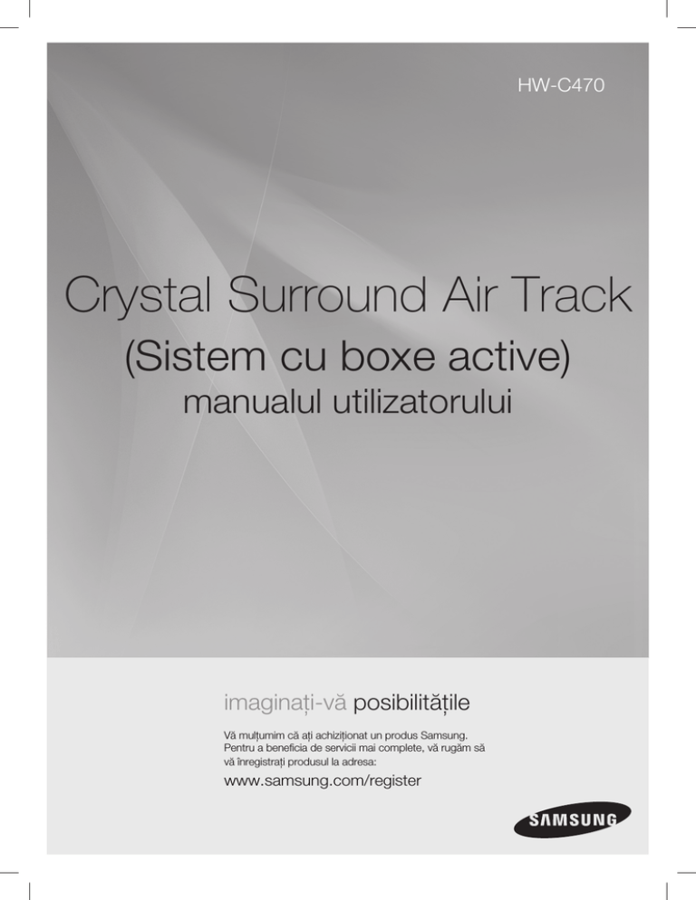 Samsung HW-C470 User manual Samsung HW-C470 User manual