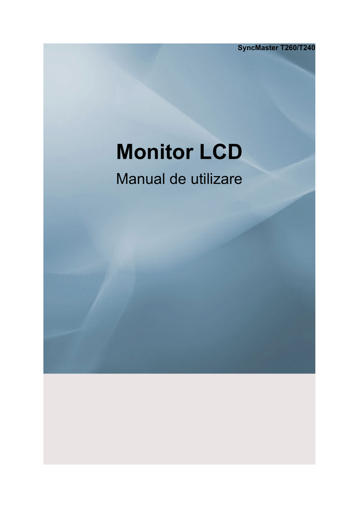Samsung T240 Manual de utilizare | Manualzz Samsung T240 Manual de utilizare | Manualzz