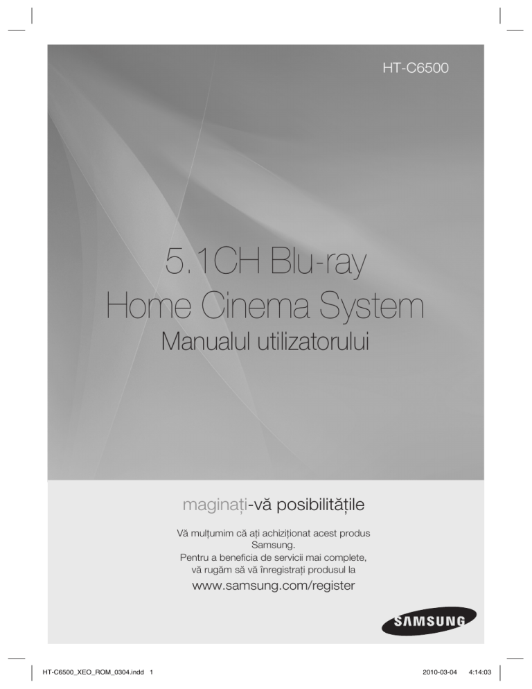 Samsung HT-C6500 User manual Samsung HT-C6500 User manual