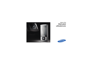 Utilizarea funcţiilor avansate. Samsung SGH-J770 | Manualzz Utilizarea funcţiilor avansate. Samsung SGH-J770 | Manualzz