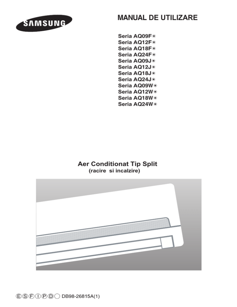 Samsung AQ09FAN, AQ09FAX, AQ18FAN User manual Samsung AQ09FAN, AQ09FAX, AQ18FAN User manual