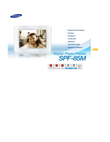 Samsung SPF-85M User guide Samsung SPF-85M User guide