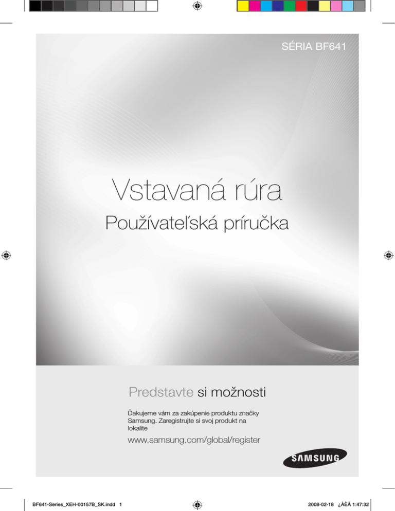 Samsung BF641FST User manual Samsung BF641FST User manual