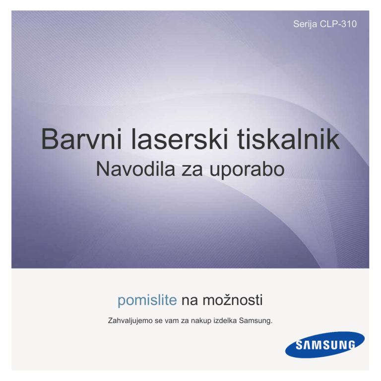 Samsung CLP-310 User's manual Samsung CLP-310 User's manual