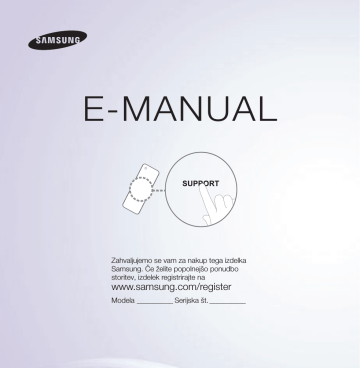 Samsung UE40ES7000S Navodila za uporabo | Manualzz