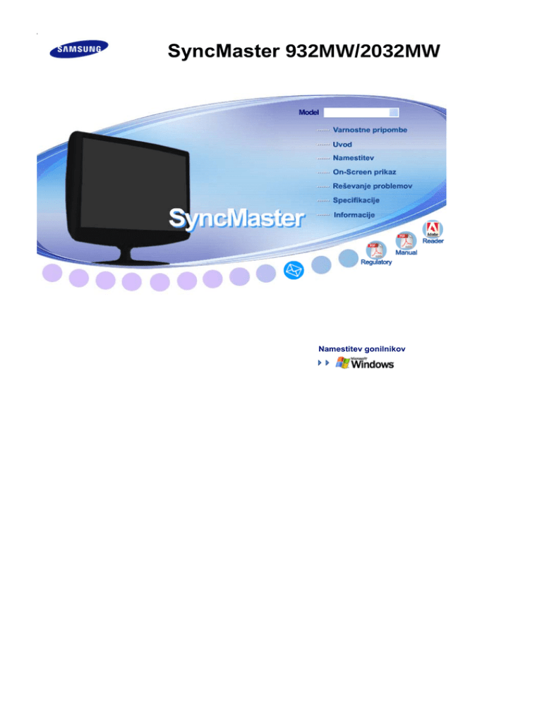 Samsung 932MW, 2032MW User manual Samsung 932MW, 2032MW User manual