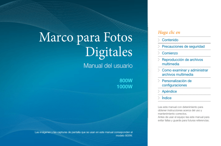 Samsung 800W, 1000W User's manual Samsung 800W, 1000W User's manual