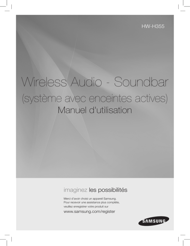 Samsung HW-H355 Owner's manual Samsung HW-H355 Owner's manual