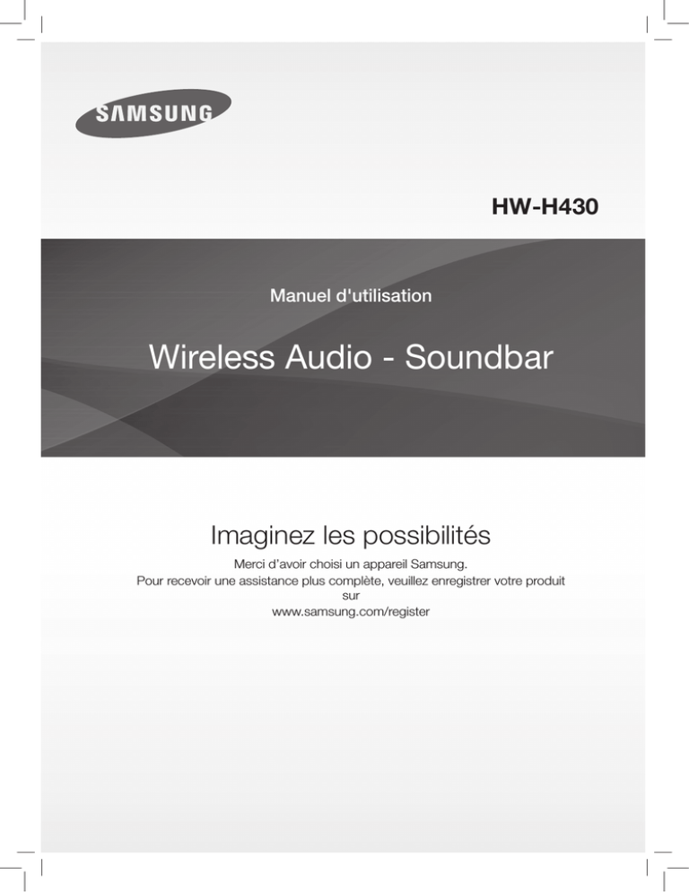 Samsung HW-H430 User's manual Samsung HW-H430 User's manual