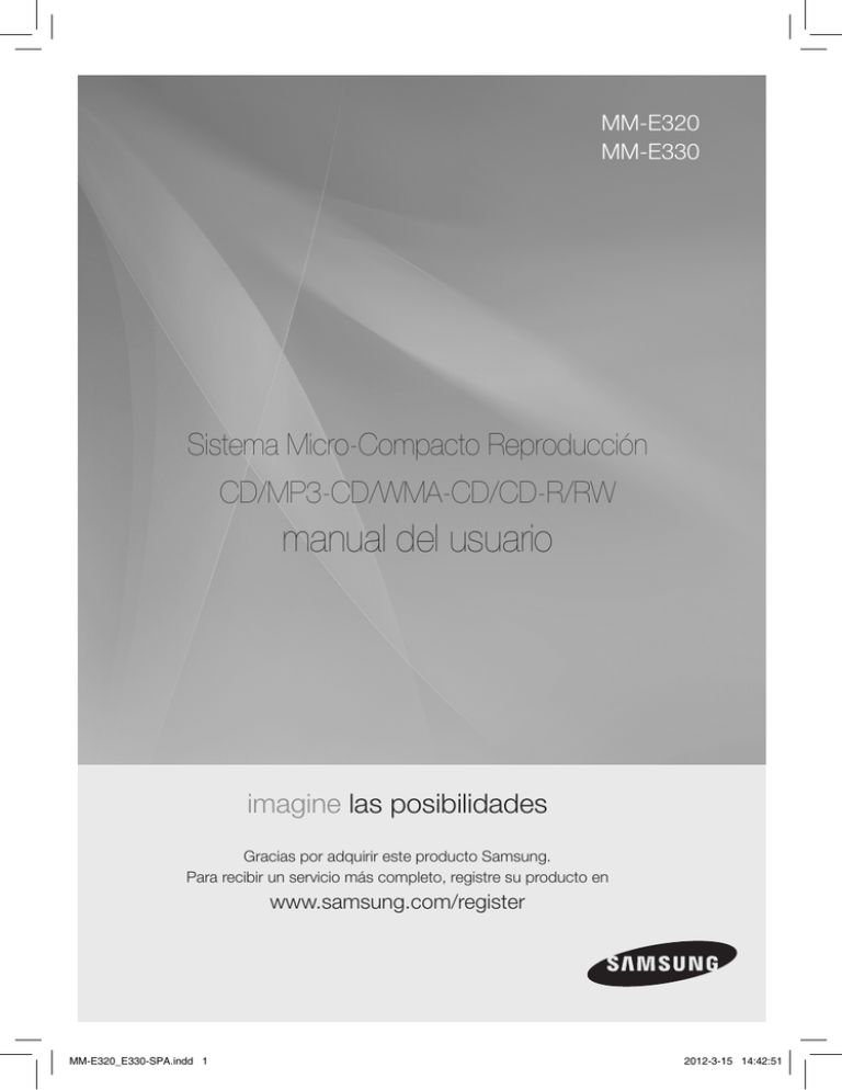 Samsung MM-E330 User manual Samsung MM-E330 User manual