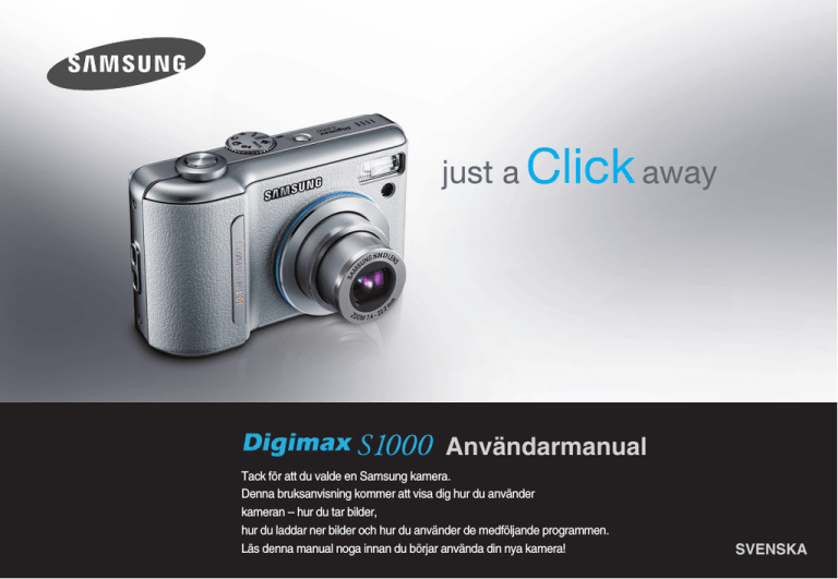 Samsung Digimax S1000 User's guide Samsung Digimax S1000 User's guide