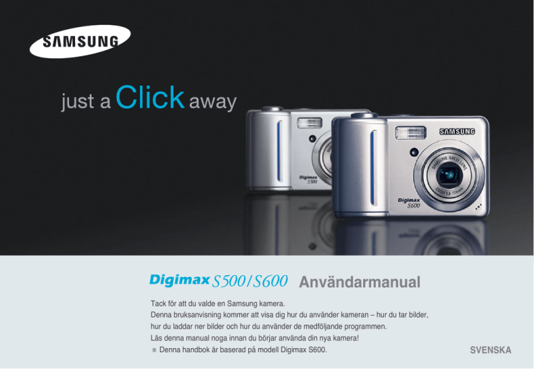 Samsung Digimax S600, Digimax S500 Owner's manual Samsung Digimax S600, Digimax S500 Owner's manual