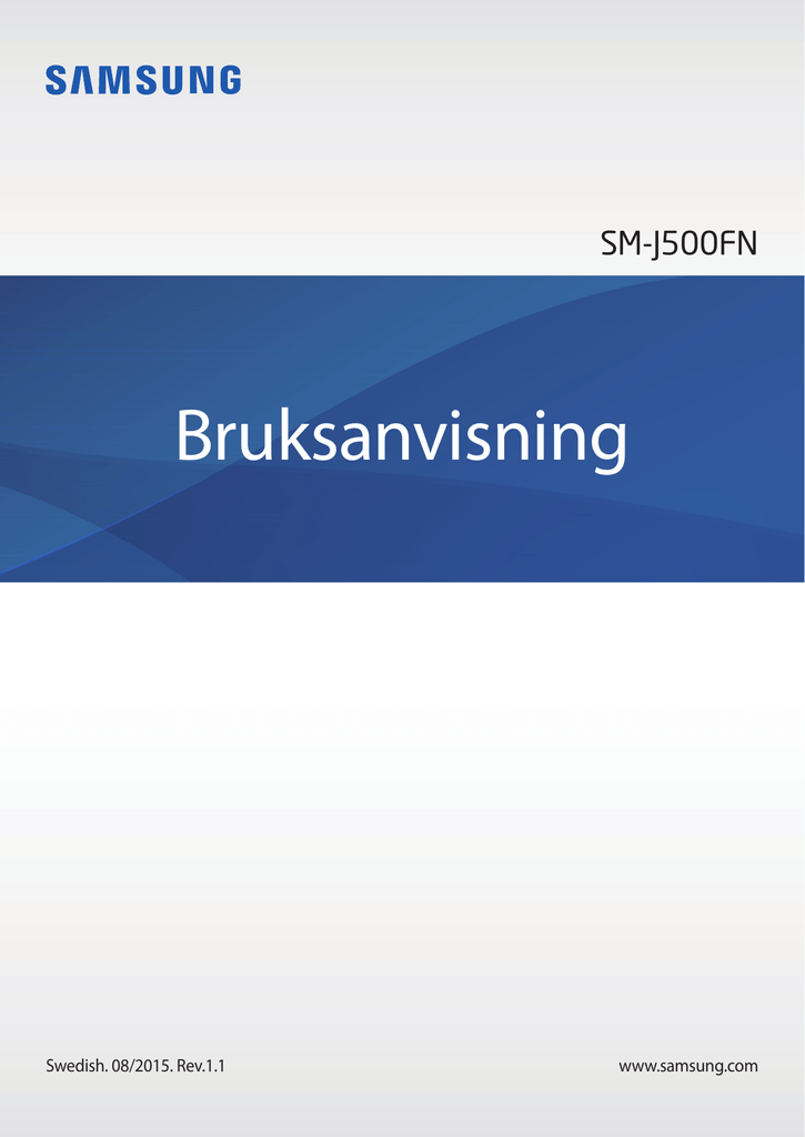 Bruksanvisning samsung