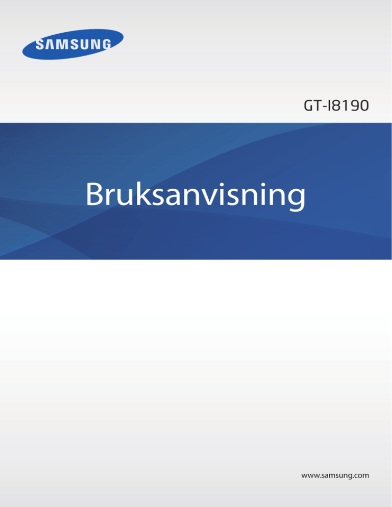 Samsung GT-I8190N, GT-I8190 Owner's manual Samsung GT-I8190N, GT-I8190 Owner's manual