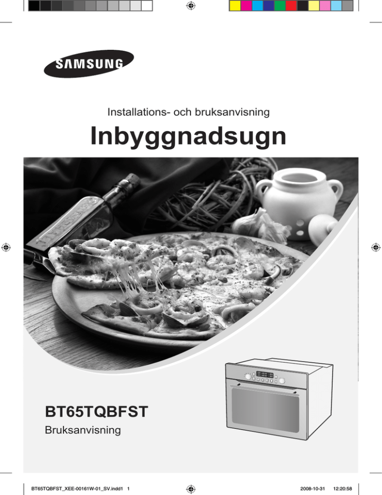 Samsung BT65TQBFST Owner's manual Samsung BT65TQBFST Owner's manual