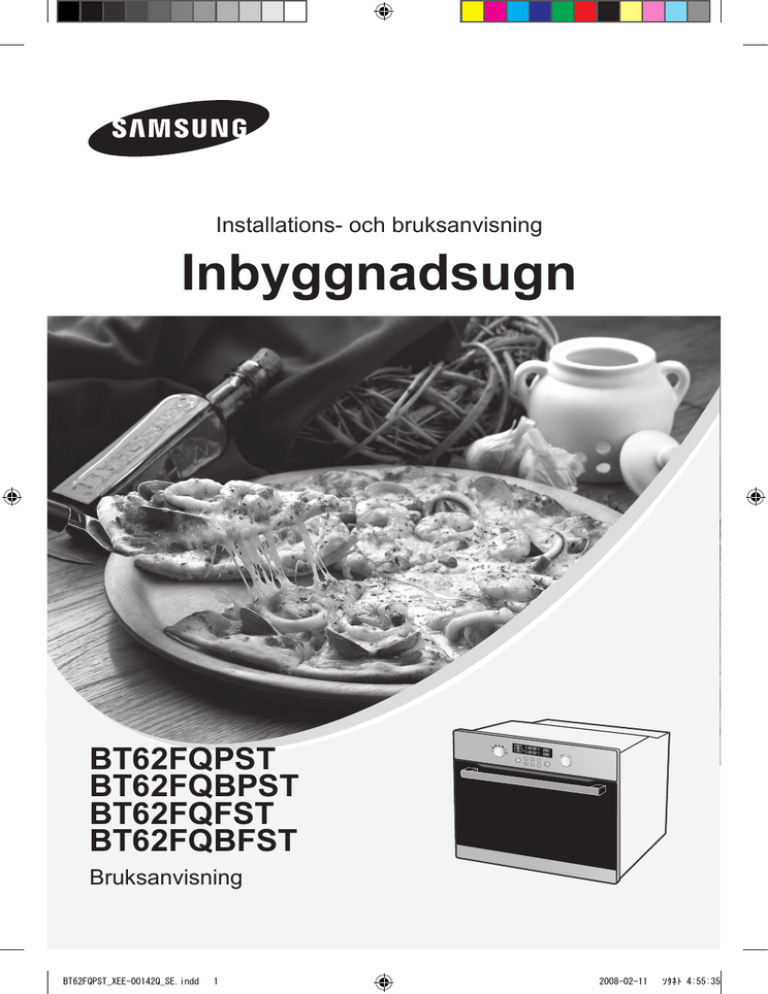 Samsung BT62FQBPST Owner's manual Samsung BT62FQBPST Owner's manual