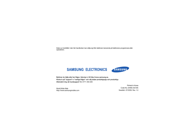 Samsung GT-C5510 User's guide Samsung GT-C5510 User's guide