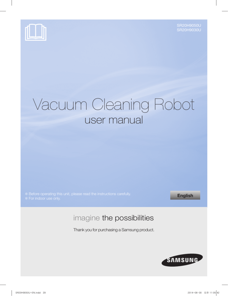 Samsung SR20H9050U User manual Samsung SR20H9050U User manual