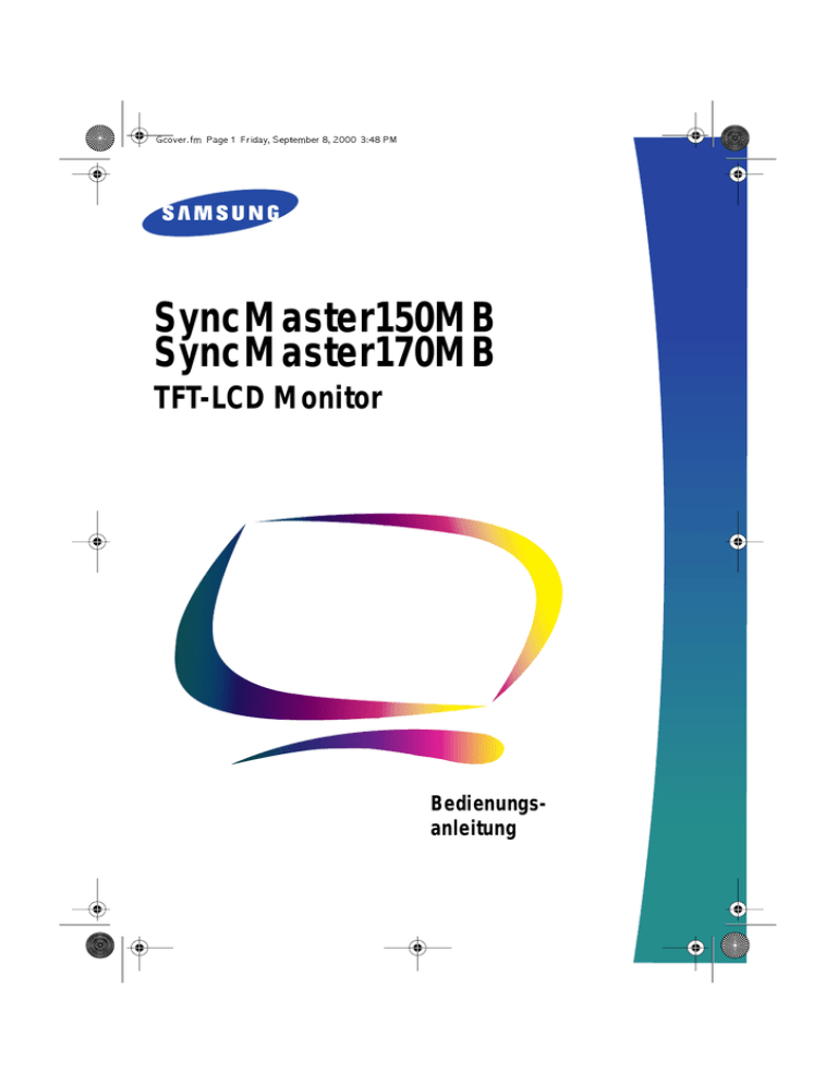 Samsung 150MB, 170MP, 170MB User manual Samsung 150MB, 170MP, 170MB User manual