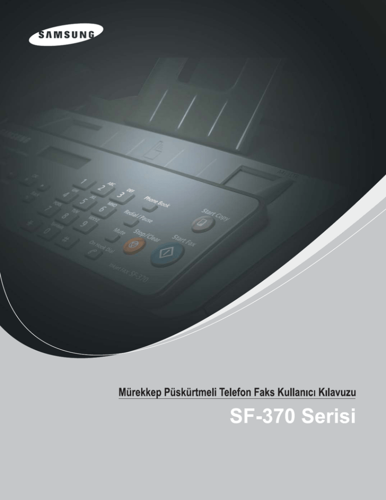 Samsung SF-375TP User manual Samsung SF-375TP User manual