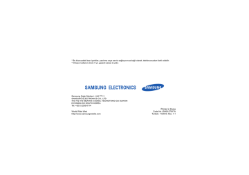 Samsung GT-S7070 Kullanım kılavuzu | Manualzz Samsung GT-S7070 Kullanım kılavuzu | Manualzz