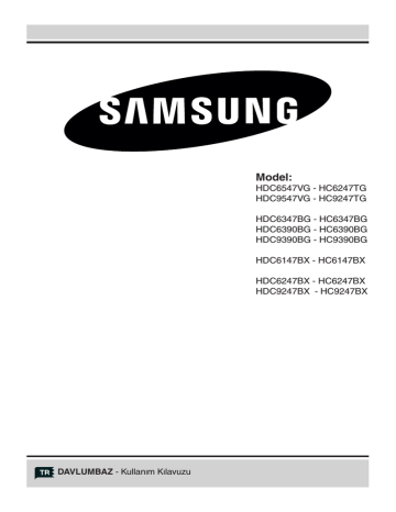 Samsung HC6247BX, HC6147BX/AND User's manual Samsung HC6247BX, HC6147BX/AND User's manual