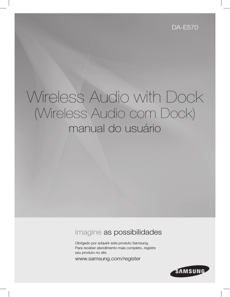 Samsung DA-E570 User's manual Samsung DA-E570 User's manual