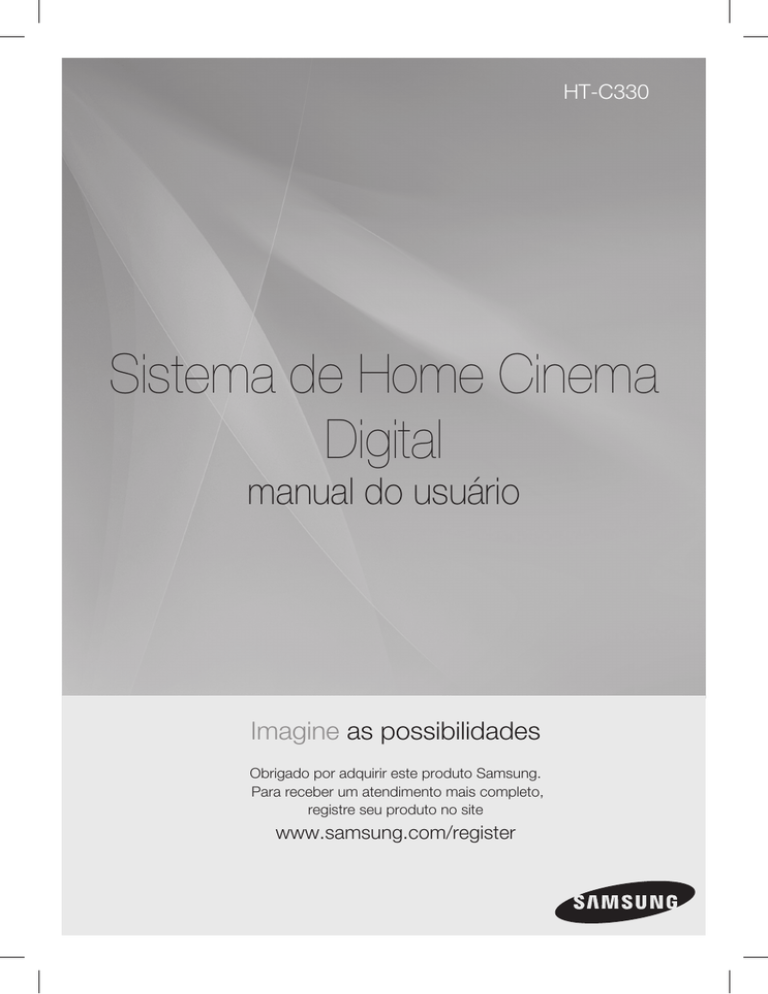 Samsung HT-C330 User's manual Samsung HT-C330 User's manual