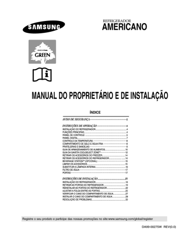 Samsung RS27KASW, RS27KLBG User's manual Samsung RS27KASW, RS27KLBG User's manual