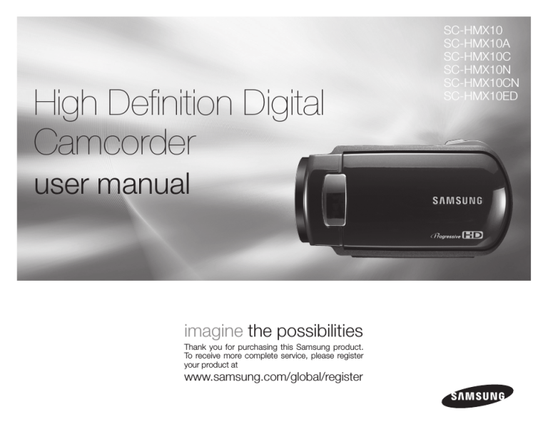 Samsung SC-HMX10A, SC-HMX10C, SC-HMX 10 A, SC-HMX 10, SC-HMX 10 CN, SC-HMX 10 C, SC-HMX 10 N, SC-HMX 10 ED User manual Samsung SC-HMX10A, SC-HMX10C, SC-HMX 10 A, SC-HMX 10, SC-HMX 10 CN, SC-HMX 10 C, SC-HMX 10 N, SC-HMX 10 ED User manual