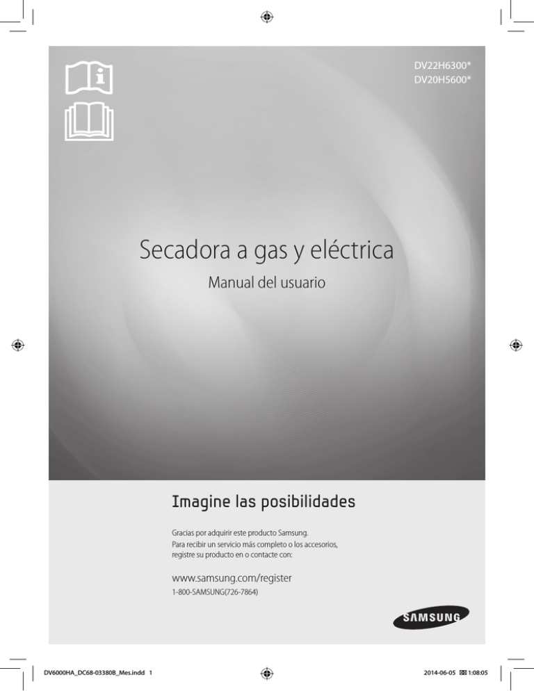 Samsung DV20H5600GP/AP User's manual Samsung DV20H5600GP/AP User's manual