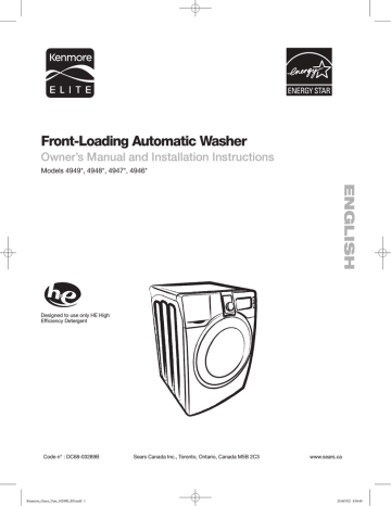 Kenmore Elite He T Washer Parts Diagram Reviewmotors Co