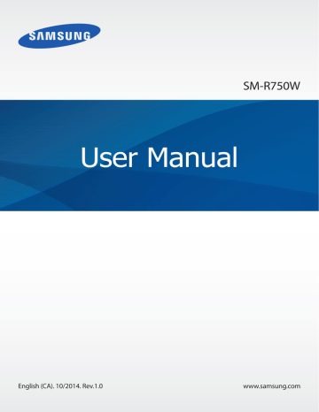 Samsung SM-R750W User manual Samsung SM-R750W User manual