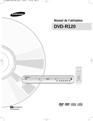 Lecture d’un CD audio/MP. Samsung DVD-R120 | Manualzz