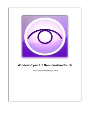 Window-Eyes 9.1 Benutzerhandbuch | Manualzz