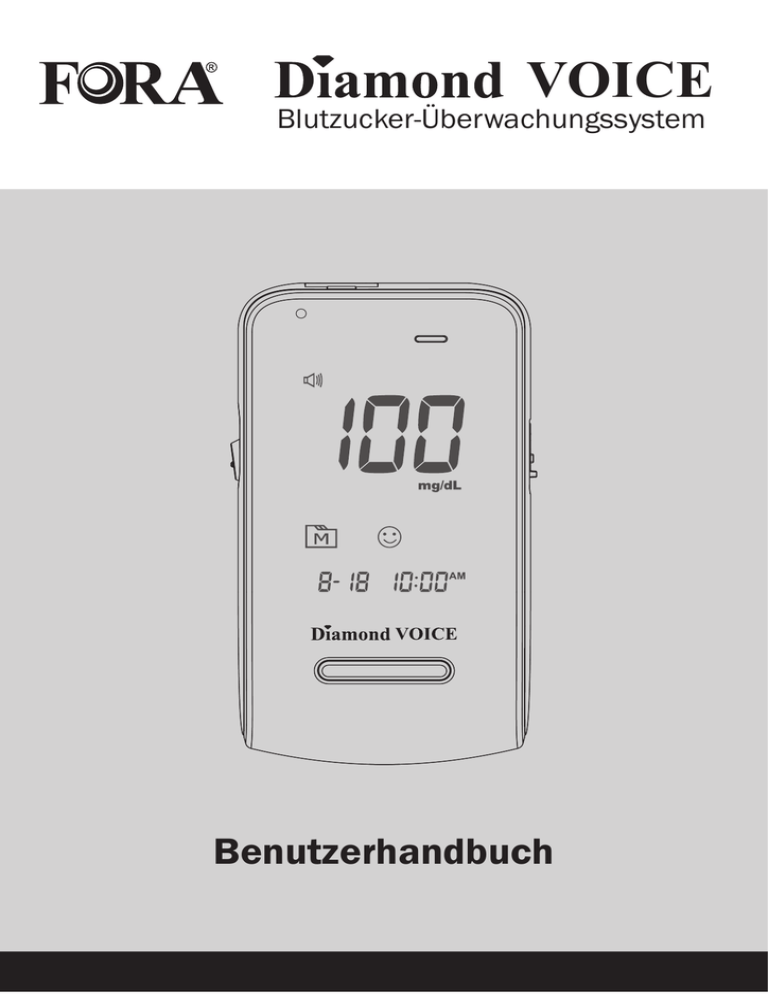 FORA Diamond VOICE DM20 Gebrauchsanweisung DE FORA Diamond VOICE DM20 Gebrauchsanweisung DE