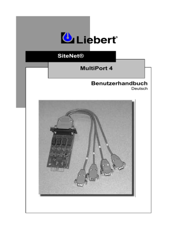 Benutzerhandbuch MultiPort 4 SiteNet® | Manualzz