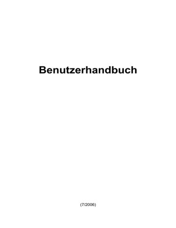 Erste Schritte Erste Schritte