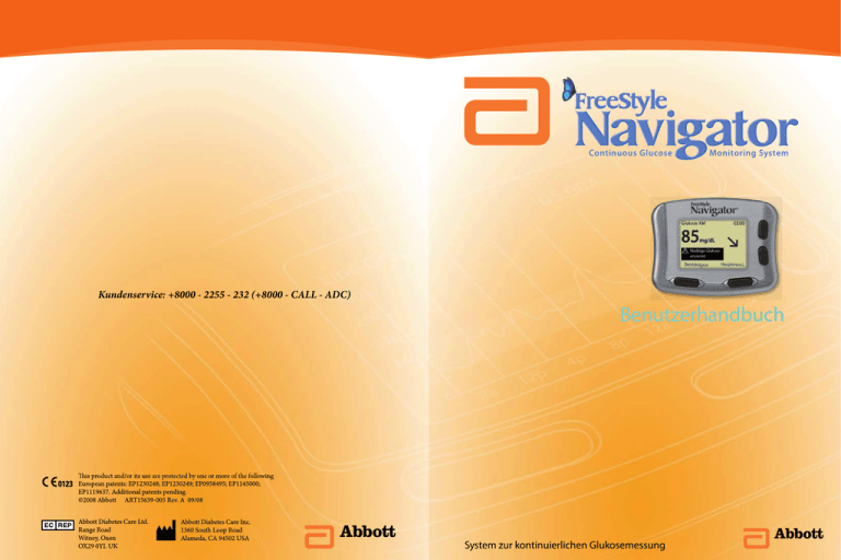 FreeStyle Navigator Handbuch mg - Diabetes FreeStyle Navigator Handbuch mg - Diabetes