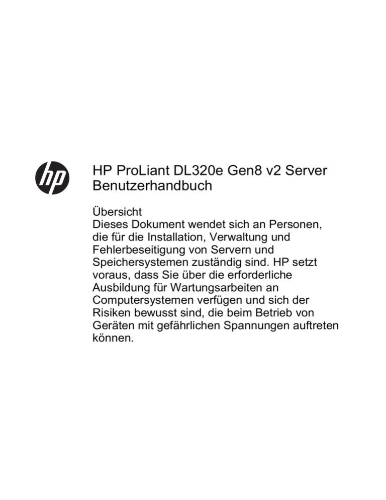 HP ProLiant DL320e Gen8 v2 Server HP ProLiant DL320e Gen8 v2 Server