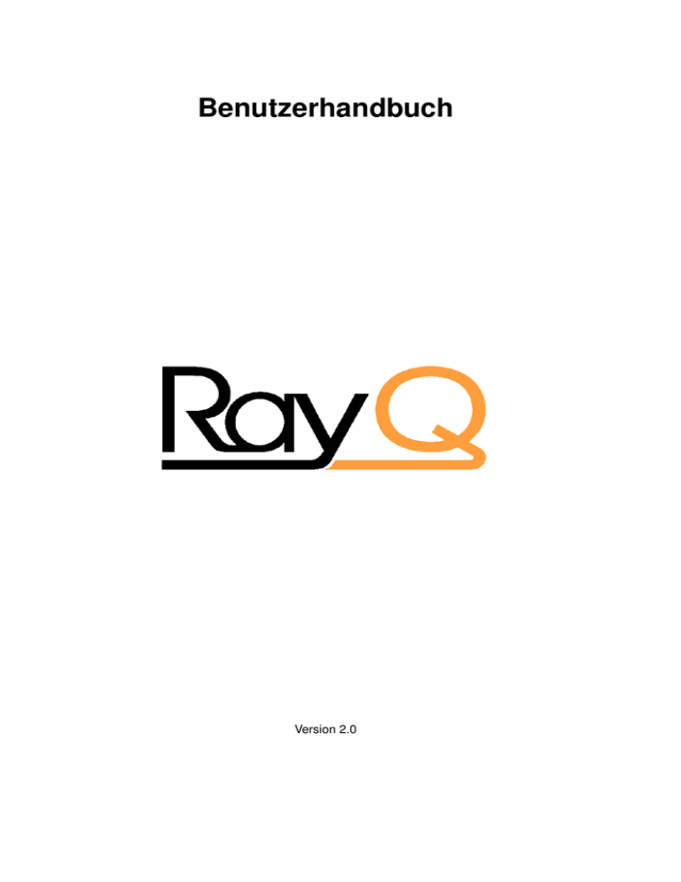 RayQ Handbuch RayQ Handbuch